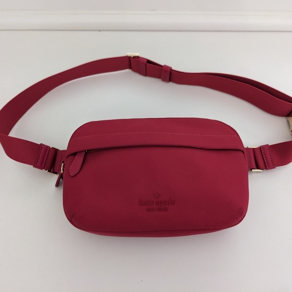 EUC! Kate Spade New York Rainbow Collection Belt Bag In Red - Picture 9 of 16